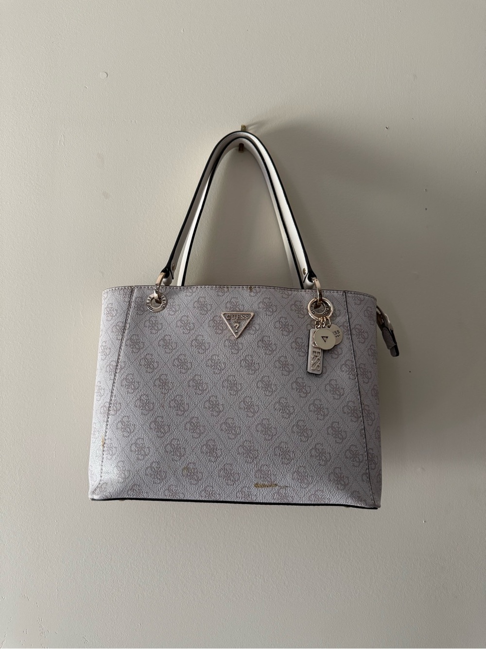 GUESS Noelle Small Tote Bag- Light rose pink